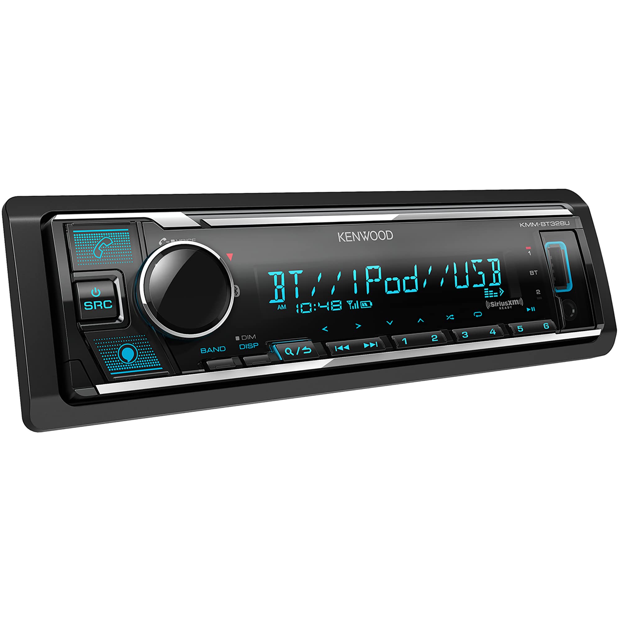 KENWOOD KMM-BT328U Bluetooth Car Stereo with USB Port, AM/FM Radio, MP3 Player, Multi Color LCD, Detachable Face, Built in Amazon Alexa, Compatible with SiriusXM Tuner KENWOOD KMM-BT328U Bluetooth Car Stereo with USB Port, AM/FM Radio, MP3 Player, Multi Color LCD, Detachable Face, Built in Amazon Alexa, Compatible with SiriusXM Tuner